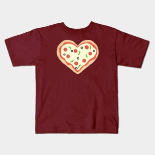 Pizza Heart Kids T-Shirt